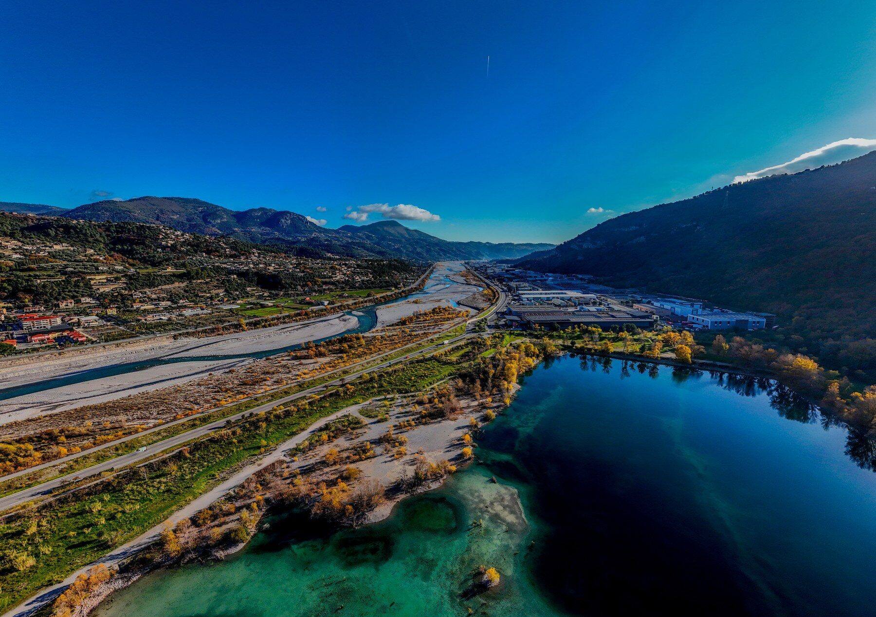 Lac du Broc et la vallée du Var, arrière-pays niçois